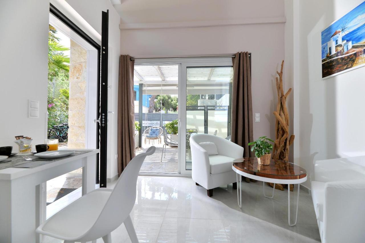 Alekos Luxury Suites Free 24H Transportation From - To Airport Artémida Eksteriør bilde